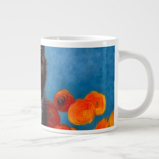 Grande Tasse Van Gogh Tuxedo Cat (Droite)