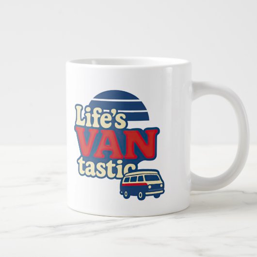 Grande Tasse VANtastic Red Cream Blue Edition (Droite)