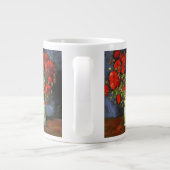 Grande Tasse Vase avec des coquelicots rouges de Vincent van Go (Dos)