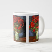 Grande Tasse Vase avec des coquelicots rouges de Vincent van Go (Devant droit)