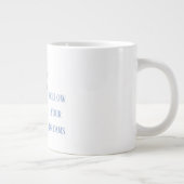 Grande Tasse Vase Crème Fleurs d'Iris Violet (Droite)
