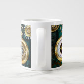Grande Tasse Veille bijoux Steampunk sur un Arrière - plan vert (Dos)