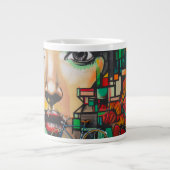 Grande Tasse Vélos sur le mur de Graffiti (Devant)