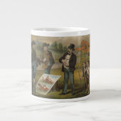 Grande Tasse Vendeur En Champ Avec Fermier Vendre Machine Agric (Devant)