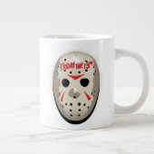 Grande Tasse Vendredi 13 | Graphique de masque de hockey (Droite)