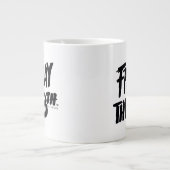 Grande Tasse Vendredi 13 | Logo empilé peint (Devant)
