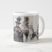 Grande Tasse Venise Rome, Carnaval de Venise Charme, Vacances (Devant droit)