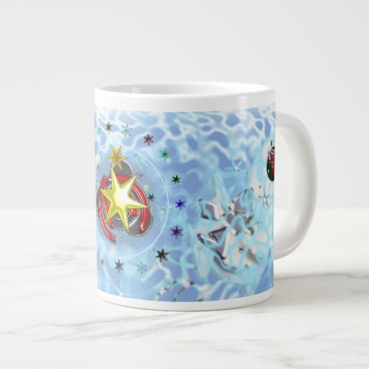 Grande Tasse Vent Santa Claus Sock (Devant droit)