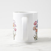 Grande Tasse Verre Fleur Sauvage (Dos)
