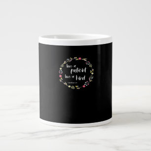Grande Tasse Verset de la Bible chrétienne L'amour est patient