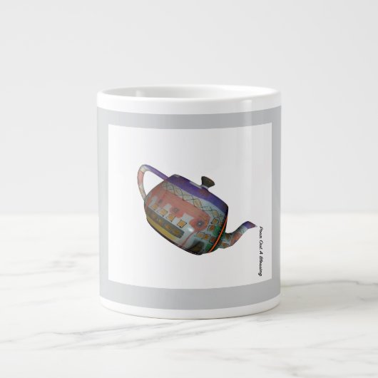Grande Tasse Versez un don de bénédiction (Devant)