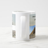 Grande Tasse Version d'éléphant du voyage de Michael (Dos)