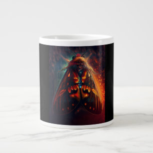 Grande Tasse Version Fantastique D'un Papillon Tigre Au Visage