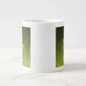 Grande Tasse Vert olive Conserver Le Calme Avoir Votre Texte (Devant)