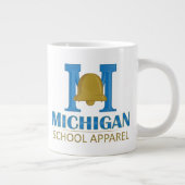 Grande Tasse Vêtements scolaires du Michigan (Droite)