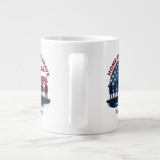 Grande Tasse Veterans Day Patriotic Tee (Dos)