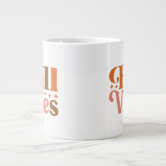 Grande Tasse Vibes d'automne (Devant)