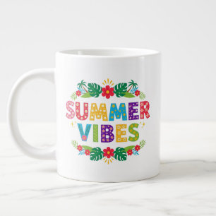 Grande Tasse Vibes été Floral Design-54504 Sweat - shirt à capu