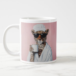 Grande Tasse Vibes Leopard détendues