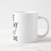 Grande Tasse Vibes positives | Devis motivationnel (Droite)