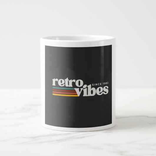 Grande Tasse vibrations rétro (Devant)
