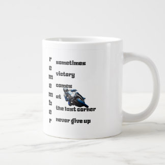 Grande Tasse Victoire au Dernier coin, ne jamais renoncer