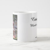 Grande Tasse Victorien rouge et blanc - Martha's Vineyard (Devant)