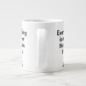Grande Tasse Vie facile (Dos)
