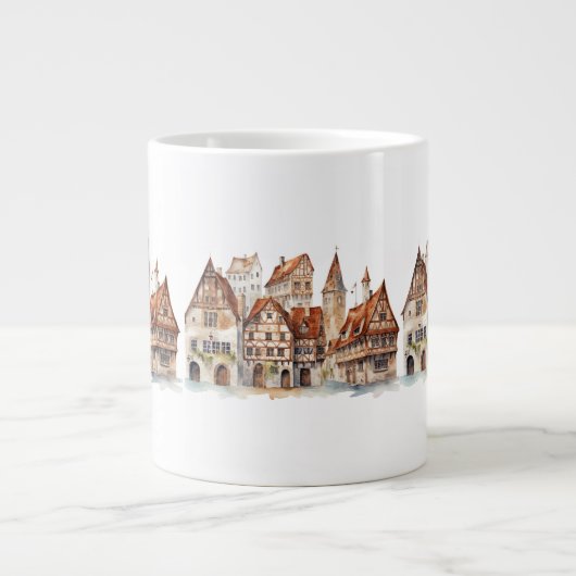 Grande Tasse Village vintage agréable (Devant)