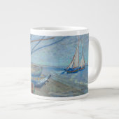 Grande Tasse Vincent Van Gogh - Bateaux de pêche sur la plage (Devant droit)