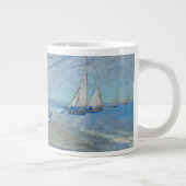Grande Tasse Vincent Van Gogh - Bateaux de pêche sur la plage (Droite)