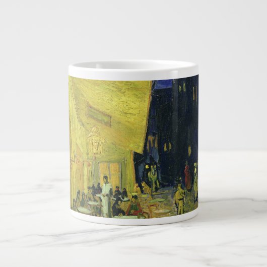 Grande Tasse Vincent van Gogh - Café Terrasse en soirée (Devant)