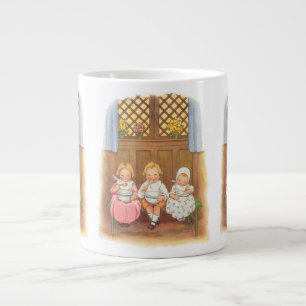 Grande Tasse Vintage Comptine Pour Enfants Porridge Chaud de Pe