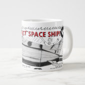Grande Tasse Vintage Jet Rocket Space Ship Ad  (Devant droit)
