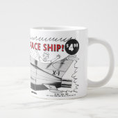 Grande Tasse Vintage Jet Rocket Space Ship Ad  (Droite)