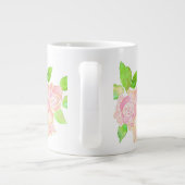 Grande Tasse Vintage rose Aquarelle Albertine Roses (Dos)