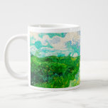 Grande Tasse Vintage Vincent Van Gogh champs de blé vert<br><div class="desc">Jolie , Vintage , Belle peinture Green Wheat Fields, Auvers (1890) de Vincent Van Gogh. C'est un ancien chef-d'oeuvre du peintre néerlandais Vincent Van Gogh. Ce tableau fait partie de sa série de champs de blé. Le cadre de cette peinture naturelle de paysages était les champs d'Auvers. Cette peinture à...</div>