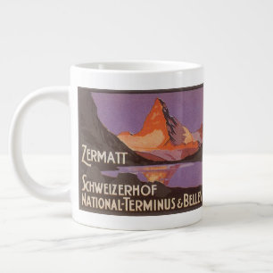 Grande Tasse Vintage voyage, Mont Matterhorn en Suisse
