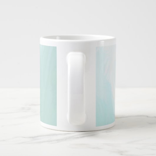 Grande Tasse visage de chat sous l'océan bleu (Dos)