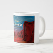 Grande Tasse Visite Affiche Vintage Mars (Devant droit)