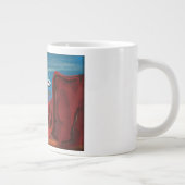 Grande Tasse Visite Affiche Vintage Mars (Droite)