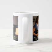 Grande Tasse Vivre fidèlement suffit (Dos)