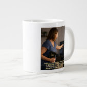 Grande Tasse Vivre fidèlement suffit (Devant droit)