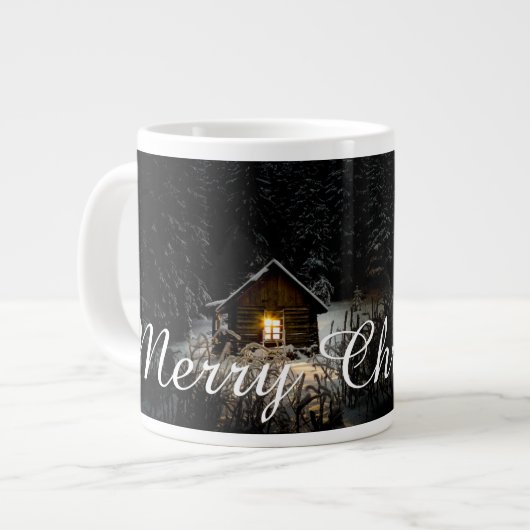 Grande Tasse Vœux de Noël avec Maison de Sorcière (Devant gauche)