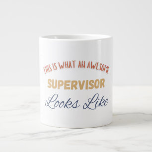 Grande Tasse Voici à quoi ressemble un superviseur génial