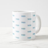 Grande Tasse VOID//CRACKED : Entrez dans l'abîme électrique (Devant droit)