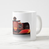 Grande Tasse Voiture de course rouge (Devant droit)