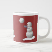 Grande Tasse Volleyball Snowman (Droite)