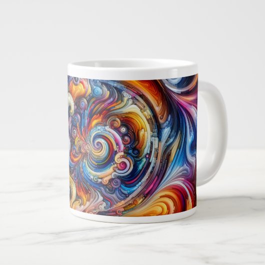 Grande Tasse Vortex couleur dynamique (Devant droit)