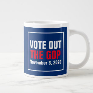 Grande Tasse Vote du GOP 2024 Élection Rouge Blanc Bleu